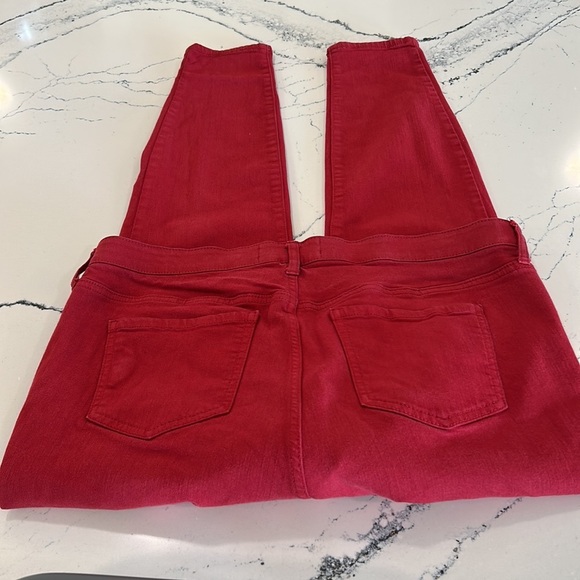 Torrid Premium Plus Sky High Skinny Jeans w/Rubber in Waistband Berry Red sz.16R - Picture 8 of 9